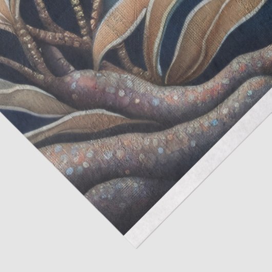  rustieke roze koi vis decoupage tissuepapier (Detail)