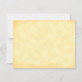 Rustieke Roze Rose en Blauwe Moth bewerkbaar Notitiekaartje (Achterkant)