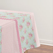 rustieke Rozen polka stippen boerderij roze Tafelkleed (Voorbeeld)