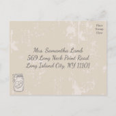 Rustieke RSVP Mason Jar Hearts Bruin Tan Wedding Uitnodiging Briefkaart (Achterkant)