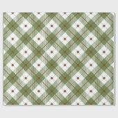 Rustieke ruit cadeaupapier (Vlak)