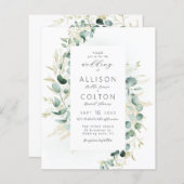 Rustieke salie groen boho alles in een bruiloft (Voorkant / Achterkant)
