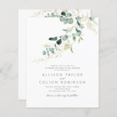 Rustieke salie groen budget alles in één bruiloft (Voorkant / Achterkant)