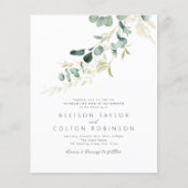 Rustieke salie groen budget alles in één bruiloft (Voorkant)