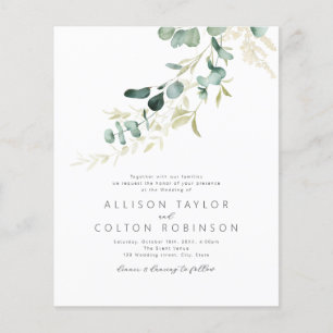 Rustieke salie groen budget alles in één bruiloft