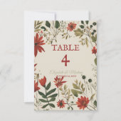 Rustieke salie groen en bordeauxrode bloemen herfs (Voorkant)