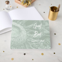 Rustieke Salie Groen Wit Half Zonnebloem Bloemen K