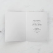 Rustieke Santa Claus Wood Carving Christmas Kaart (Binnen)