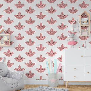 Rustieke Scandinavische folklore Nordic Floral Behang