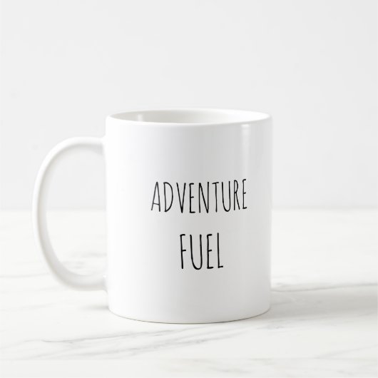 Rustieke Schattigee Avontuur Funny Meme Quote Koff Koffiemok (Links)