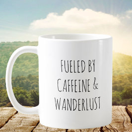 Rustieke Schattigee Cafeïne Wanderlust Humor Funny Koffiemok