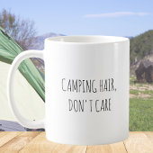 Rustieke Schattigee Camping Grappige Quote Koffiemok