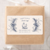 Rustieke Schetched Boerderij Ei Karton Label (Insitu)