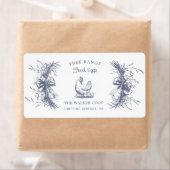 Rustieke Schetched Boerderij Ei Karton Label (Insitu)