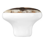 Rustieke Schip Wiel Helm Nautische Keramische Knop (Zijkant)