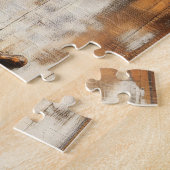 Rustieke Schip Wiel Helm Nautische Legpuzzel (Zijkant)