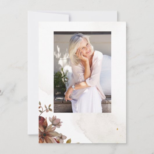 rustieke school leraar pensioen partij Sjabloon Kaart (Achterkant)