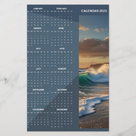 Rustieke schoolbord fotokalender