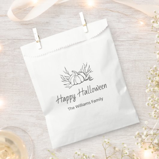 Rustieke schoolbord Halloween Party Eenvoudige Pom Bedankzakje (Geknipt)