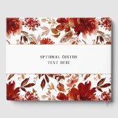 Rustieke Schoonheid Bloemige Boheemse Watercolor T Gastenboek (Achterkant)