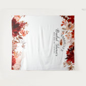 Rustieke schoonheid bruidsshower foto achtergrond  wandkleed (Voorkant (horizontaal))