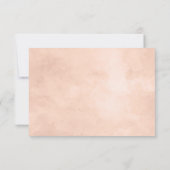 Rustieke schoonheid Floral Diamond bruiloft RSVP R Kaartje (Achterkant)