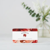 Rustieke schoonheid Floral Gereserveerd Zittafel N Plaatskaartje (Staand voorkant)