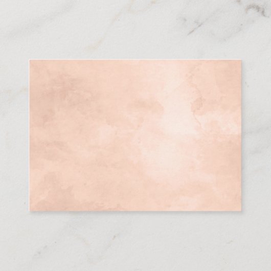 Rustieke schoonheid Floral ingelijst bruiloft sche Informatiekaartje (Achterkant)