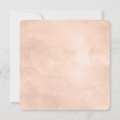 Rustieke schoonheid Floral ingelijst bruiloft uitn Kaart (Achterkant)