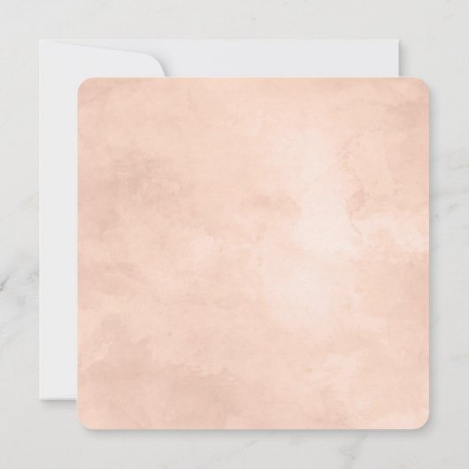 Rustieke schoonheid Floral ingelijst bruiloft uitn Kaart (Achterkant)