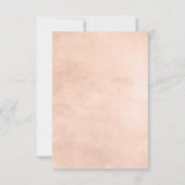 Rustieke schoonheid Floral zei ze ja verlovingsfee Kaart (Achterkant)