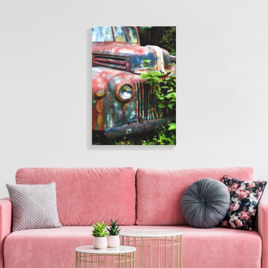 RUSTIEKE SCHOONHEID ~ Ingewikkeld Canvas (Insitu (Woonkamer))