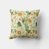 Rustieke schoonheid Zonnebloem Bloemen Kussen (Achterkant)