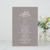 Rustieke schuur Amethist grijs Boerderij bruiloft (Staand voorkant)