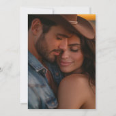 Rustieke schuur boerderij foto Save the Date (Achterkant)