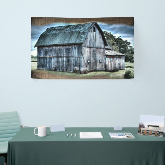 Rustieke schuur Boerderij Truck Tractor Hen Spandoek (Beurs)