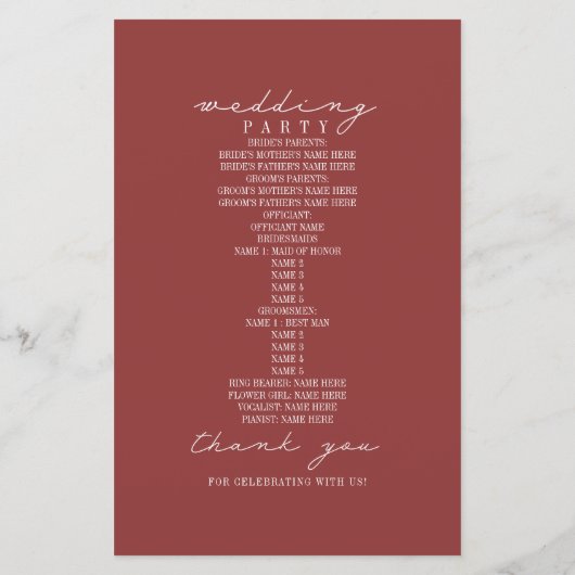 Rustieke schuur gedempt rood Boerderij bruiloft pr (Achterkant)