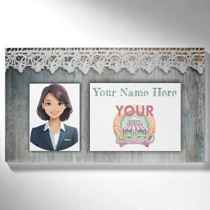 Rustieke Schuur Hout Boho Boutique Cowgirl Chic Lo Naambadge