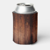 Rustieke schuur hout bruid & bruidegom land bruilo blikjeskoeler (Blikje Achterkant)