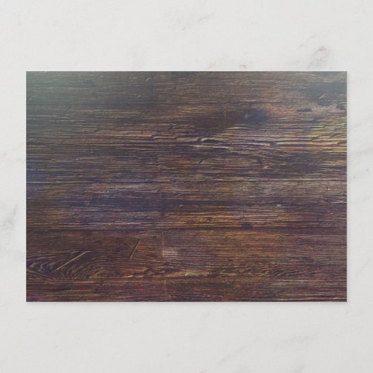 Rustieke schuur hout bruiloft details - Informatie Informatiekaartje (Achterkant)