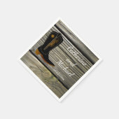 Rustieke Schuur Hout Country Wedding Cowboy Boot Servetten (Hoek)