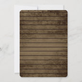 Rustieke schuur hout en lantaarn met madeliefjes kaart (Achterkant)