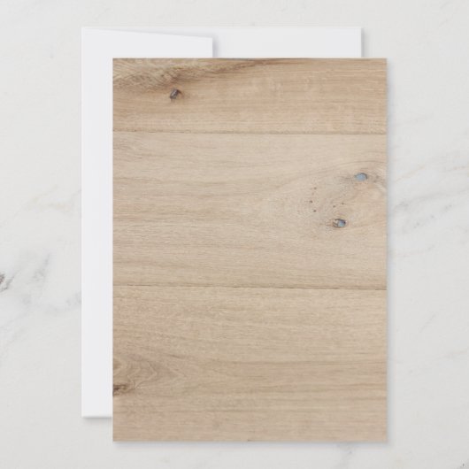 Rustieke schuur hout land bruiloft Save the date Kaart (Achterkant)