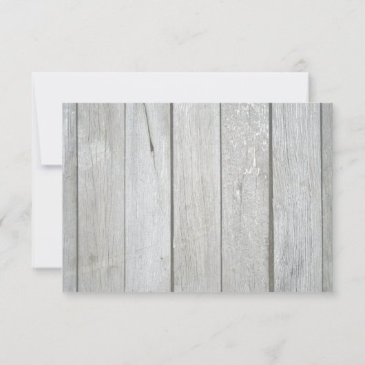 Rustieke schuur hout metselaar kruik Wildbloemen R RSVP Kaartje (Achterkant)