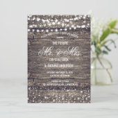 Rustieke schuur hout sneeuwvlokken winter paar's d kaart (Staand voorkant)