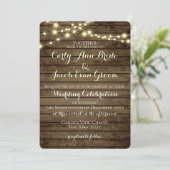 Rustieke schuur hout verlichting kaart (Staand voorkant)