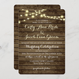 Rustieke schuur hout verlichting kaart