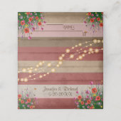 Rustieke schuur hout Wildflower bruiloft | Kaarten Plaatskaartje (Buitenkant ongevouwen)