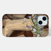 Rustieke schuur hout Wildflower Cowboy western Sta Case-Mate iPhone Case (Achterkant (horizontaal))