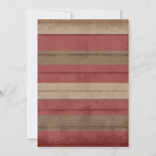 Rustieke schuur hout Wildflower Vrijgezellenfeest  Kaart (Achterkant)